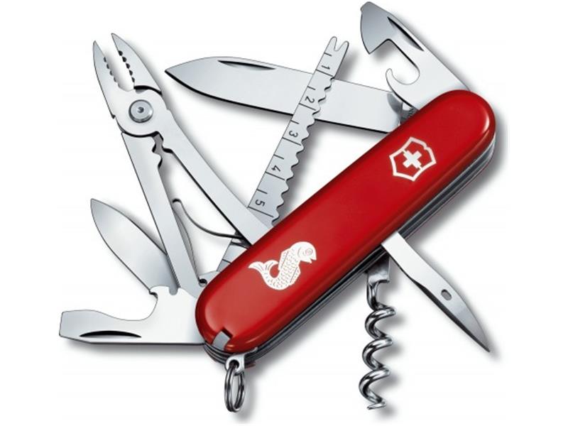 Pocket knife Victorinox Angler red