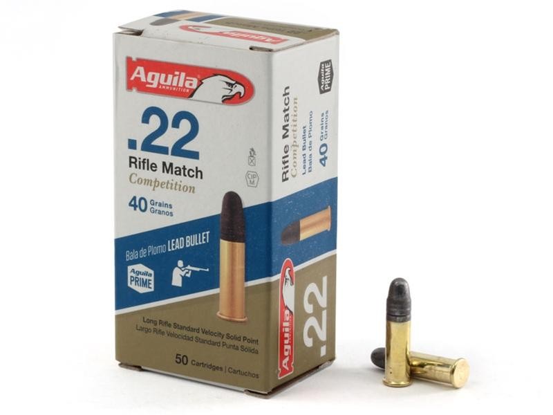 Naboj AGUILA 22 LR Rifle Match Competition - 2,59g/40gr