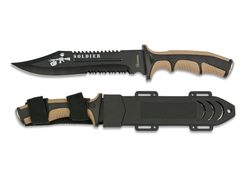 Tactical knife ALBAINOX SOLDIER coyote