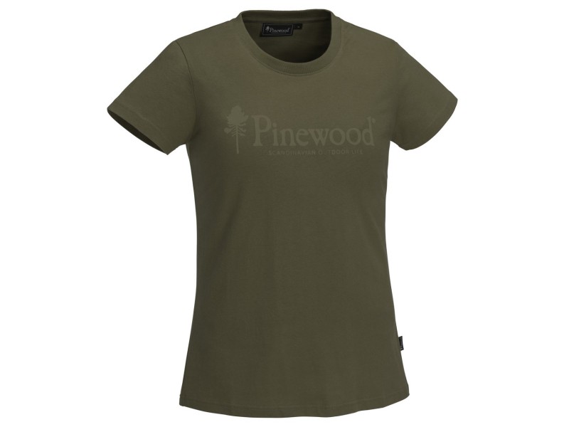 Ženska kratka majica PINEWOOD outdoor life - olivno zelena