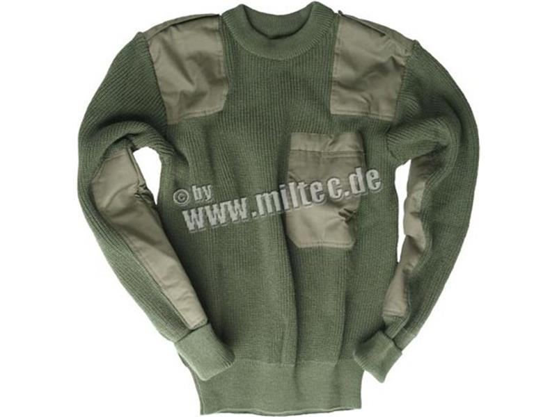 Kids army sweater BW green