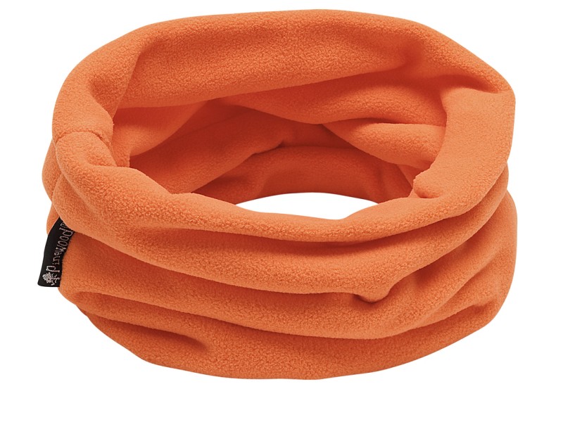 Orange scarf Multifunctional fleece Pinewood