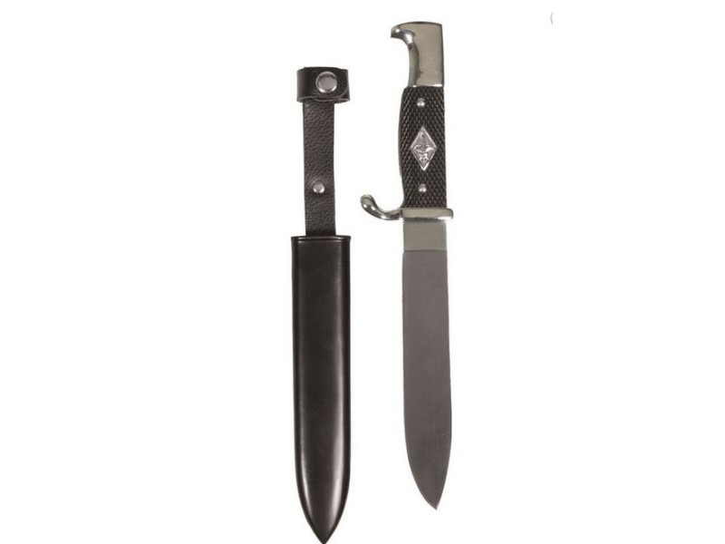 Nož MIL-TEC Kamping - gumi ročaj - 15 cm EN