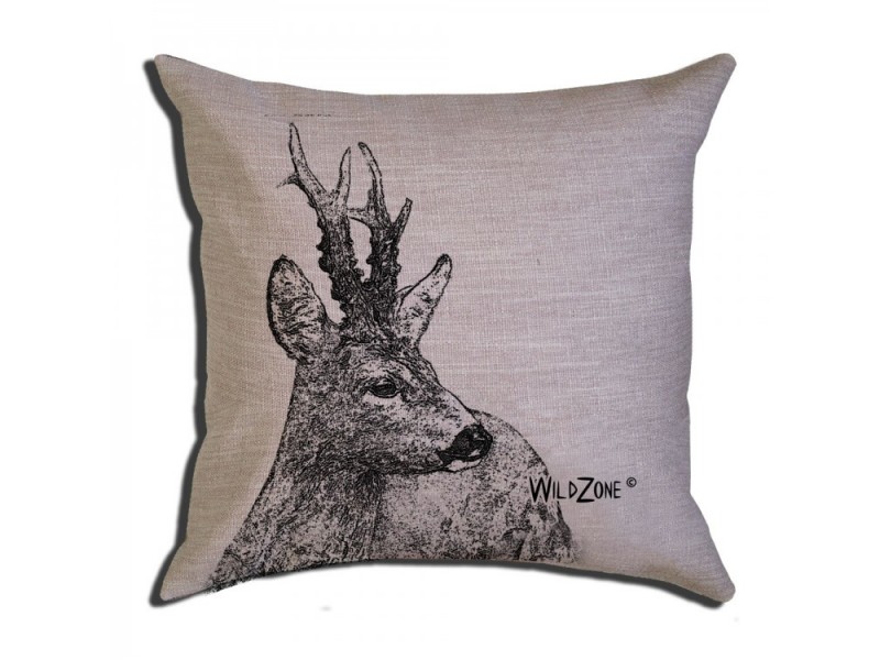 Classic Land Cushion Roe Deer Retro - 40x40 cm