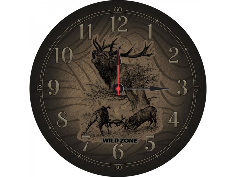 Wall clock WZ Red deers large - 30x30 cm