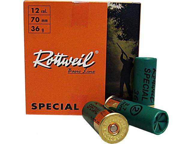 Naboj Rottweil Special 12/70  3,7mm 36g EN