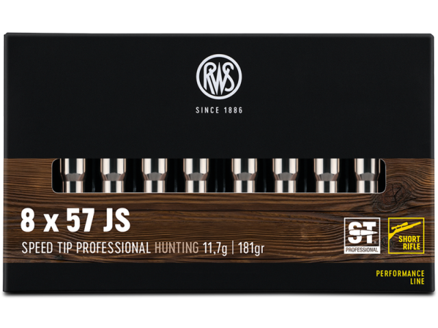 Naboj RWS 8x57 JS Speed Tip Profesional Hunting (short rifle) - 11,7g/181gr