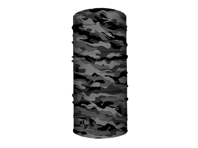 Obrazni šal GREY MILITARY CAMO