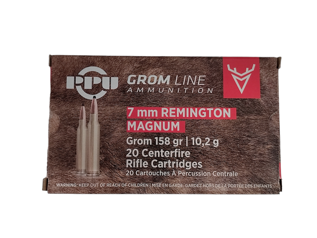 Naboj IGMAN 7mm Rem Mag  SP 11,2g  EN