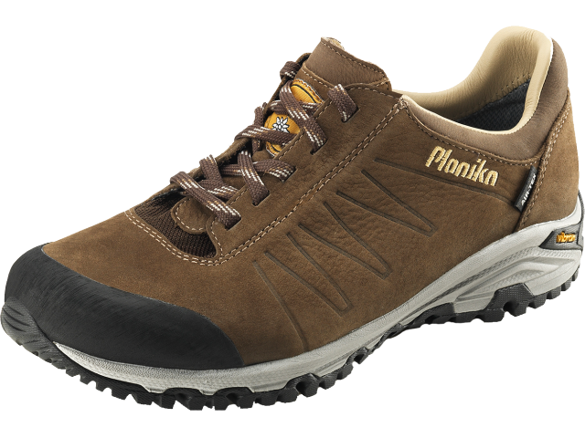 Low trekking footwear PLANIKA ZELENICA AIR TEX - brown