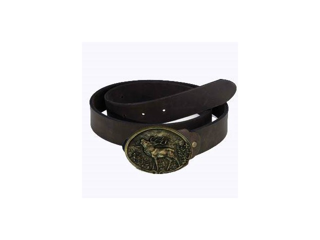 Leather belt Wild Boar