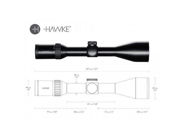 HAWKE ENDURANCE 30 WA 3-12X56