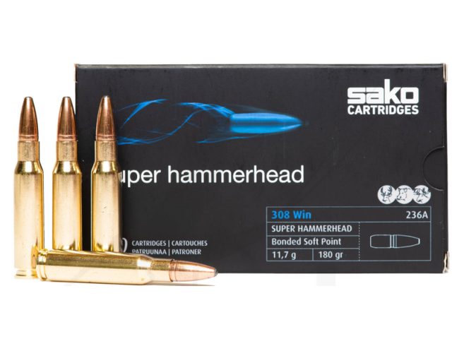 Naboj SAKO 308 WIN Super Hammerhead - 9,7g/150gr