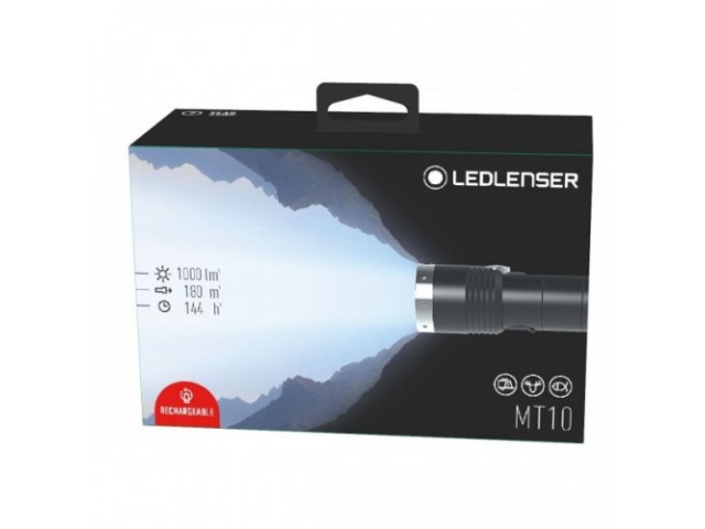 Flashlight LED LENSER MT10 - rechargable