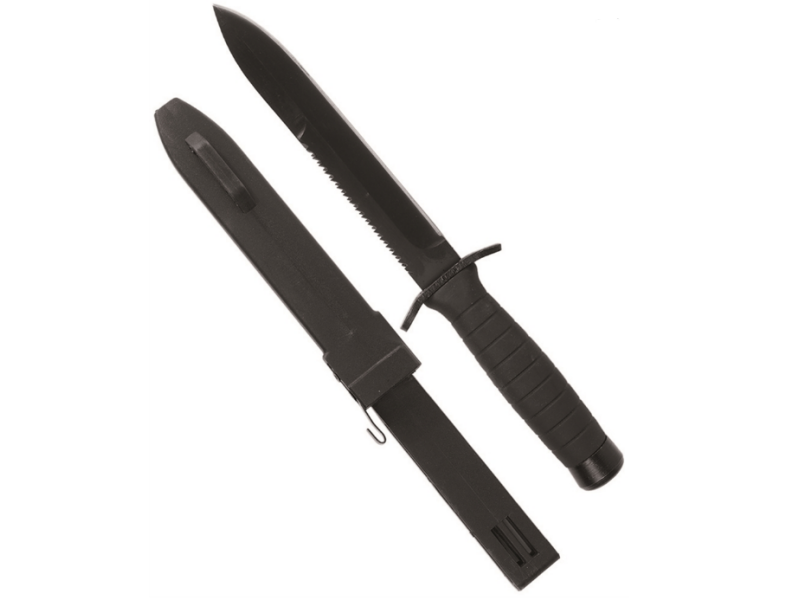 black-combat-knife-with-saw-and-scabbard