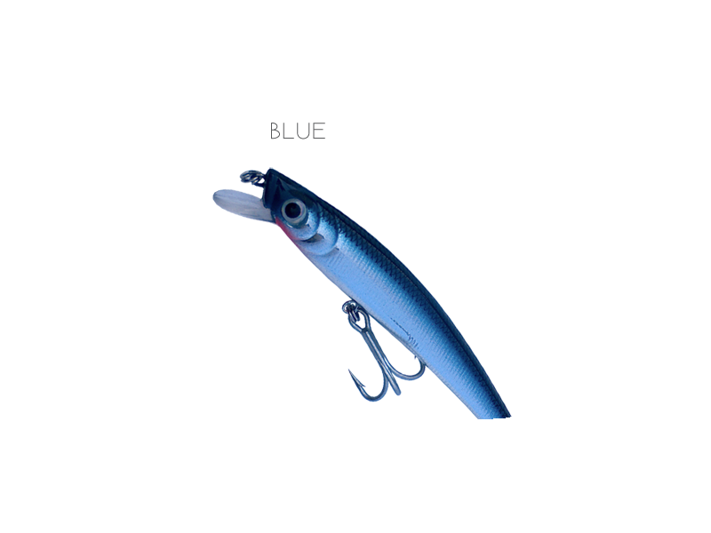 Vobler DTD Gavun - blue 70 mm (moder) plavajoč