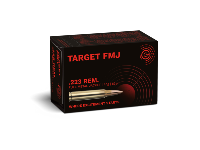 Naboj GECO .223 Rem FMJ Target 4,1g
