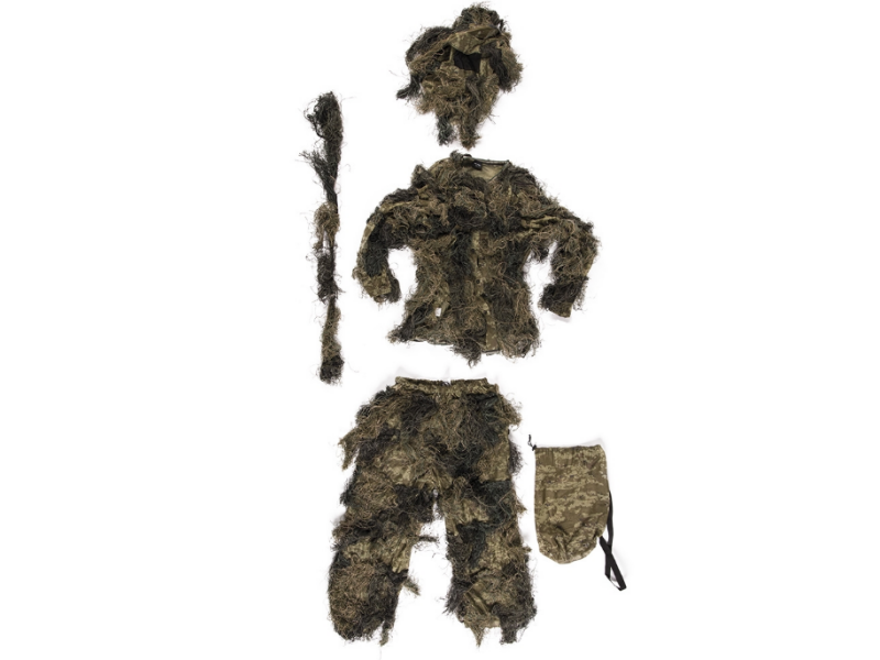 WOODLAND ′BASIC′ GHILLIE SUIT ′ANTI FIRE′ 4PC.