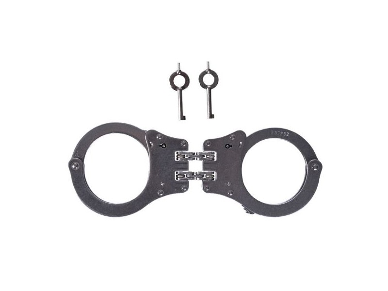 Handcuffs with double chain stable