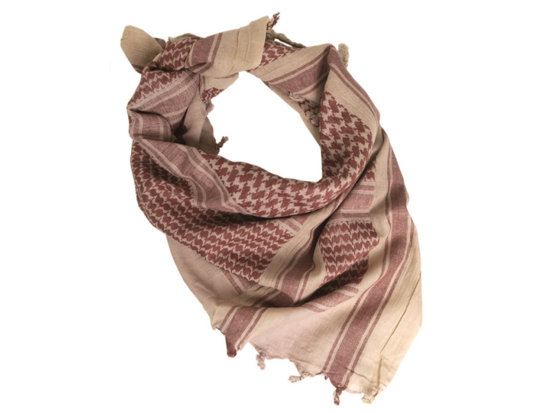 Scarf SHEMAG beige red
