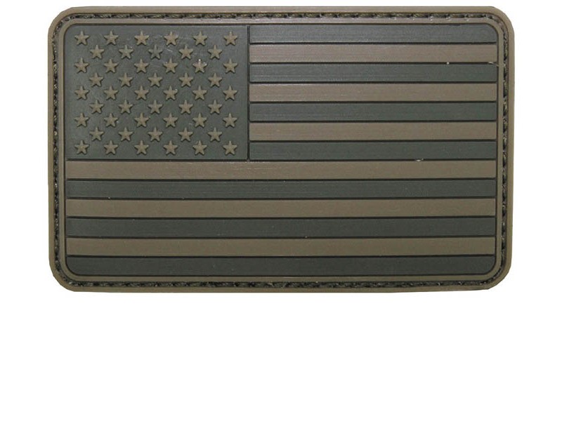 Flag Patch USA subdued with velcro
