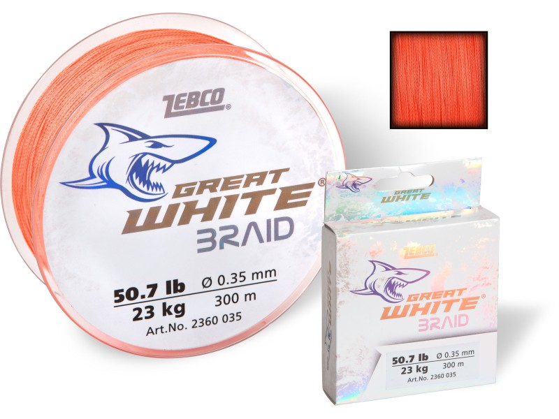 Zebco Great white braided line 300m