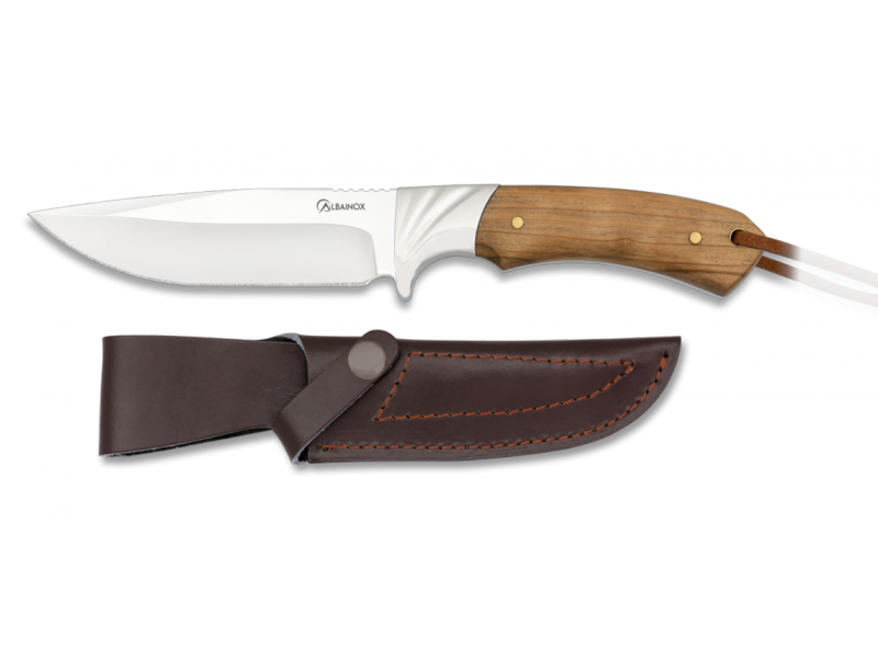 Coltello fisso da caccia ALBAINOX Wood oliv