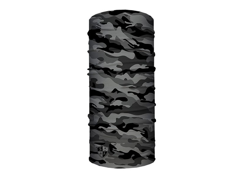 Face scarf GREY MILITARY CAMO
