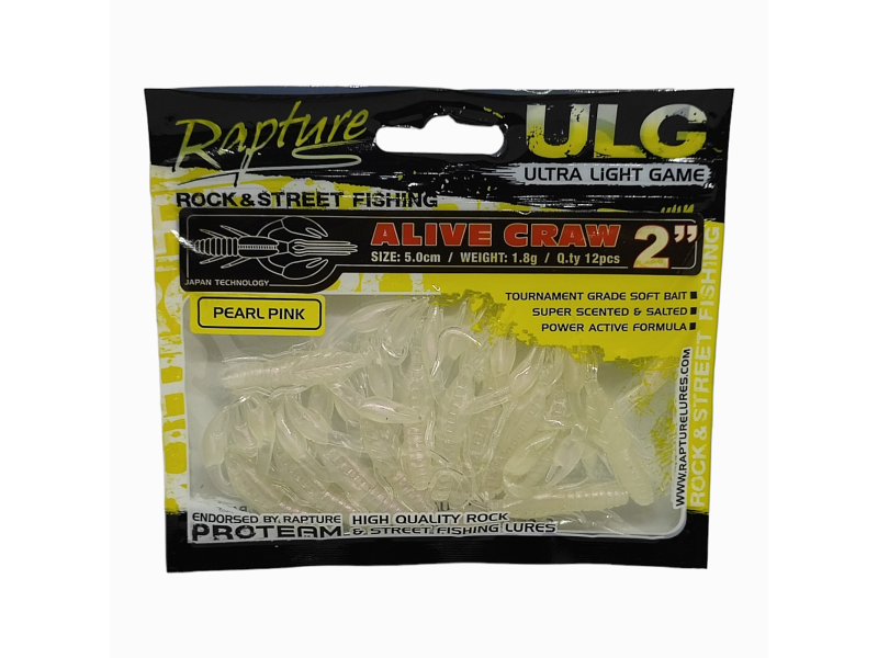 Silikonska mamac Rapture Alive Craw 50 mm razne boje