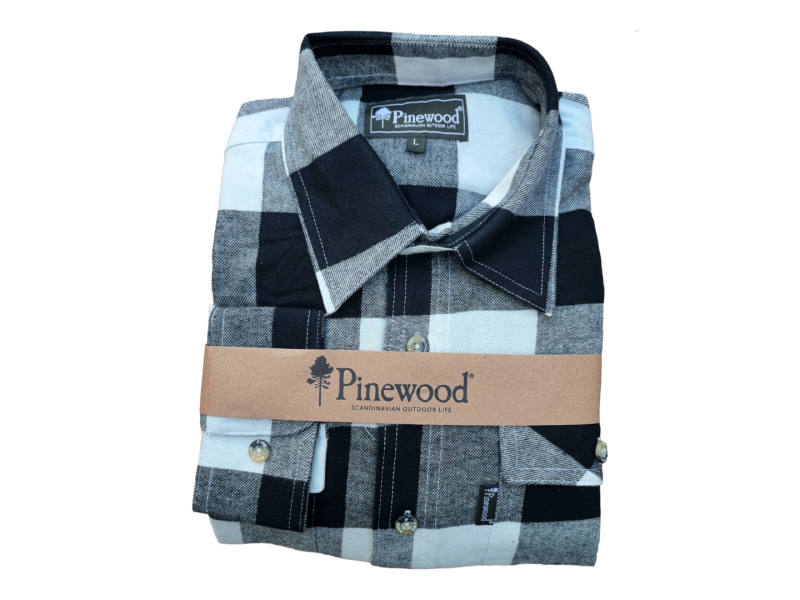 PINEWOOD Texas Shirt Black/White - Long Sleeve
