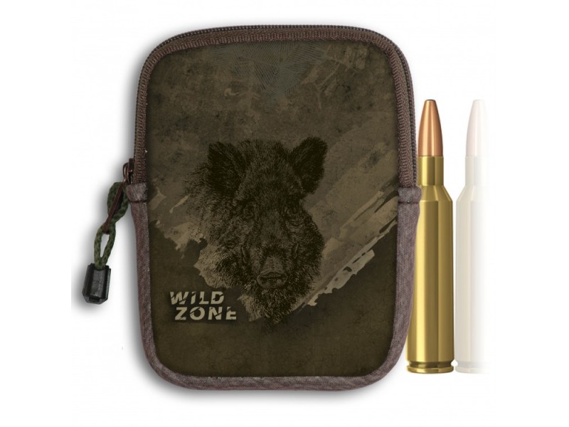 Custodia per cartucce WZ Cinghiale - marrone