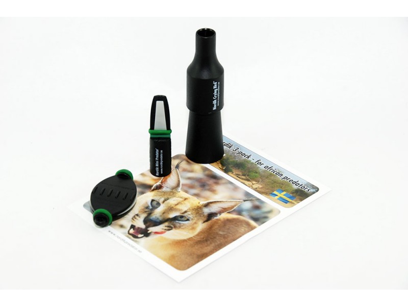 Set of 3 whistles for attracting foxes and predators NORDIK 3-pack AFRICA