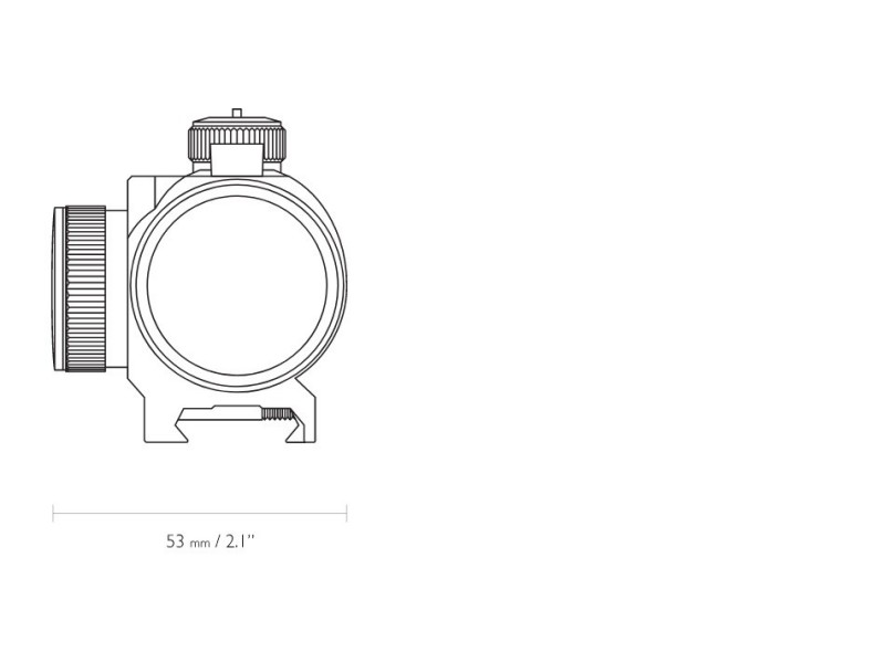 Punto ottico HAWKE Vantage 1X30 Weaver