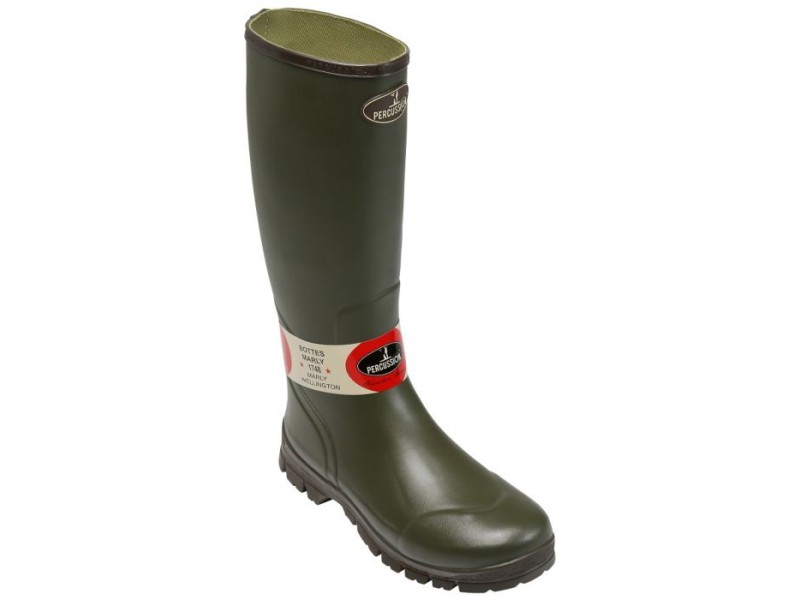 Gumene čizme PERCUSSION Marly Jersey Wellington - zelene