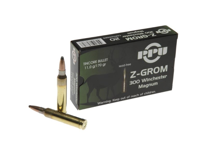 Naboj PPU 300 Win Mag Z-GROM - 11,0g/170gr