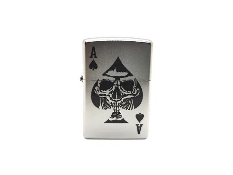 ZIPPO 49426 skull spades