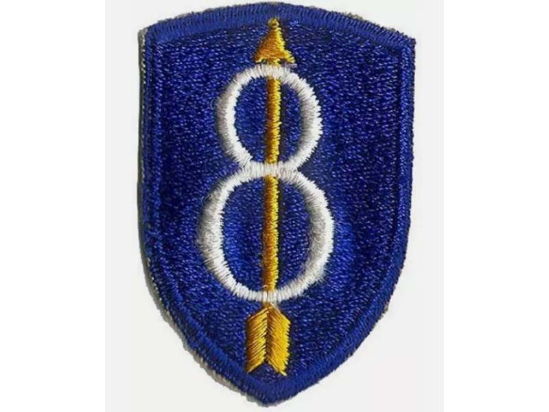 Našitek WW2 - US 8th INFANTRY DIVISION (pehotna divizija)