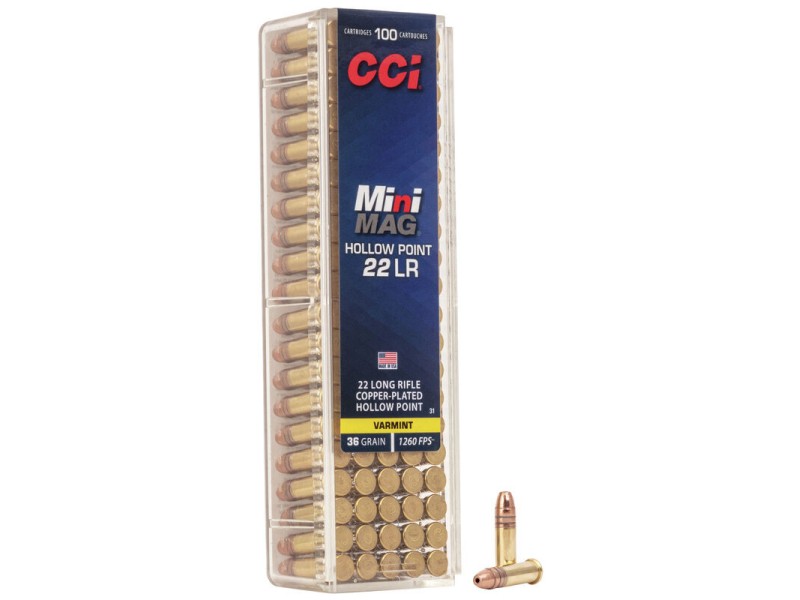 Naboj CCI 22LR Mini-mag Varmit - 2,33g / 36gr HP