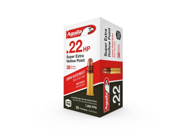 Proiettile AGUILA 22 Lr HV High Velocity 2,46g/38gr HP