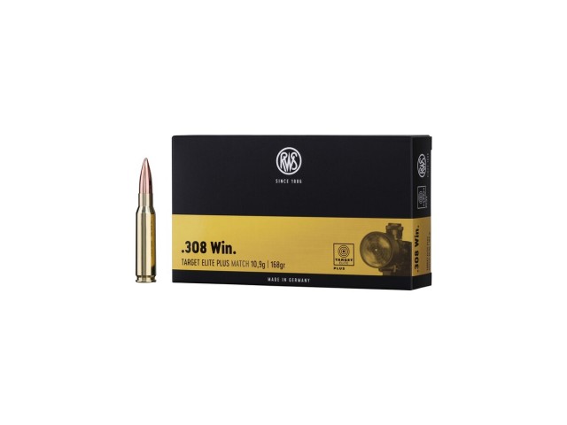 RWS Target Elite Plus MATCH cartridge - 10.9g/168gr