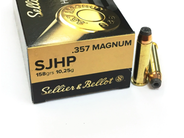 Proiettile SELLIER&BELLOT 357 Magnum SJHP - 10,25g/158gr/50pz