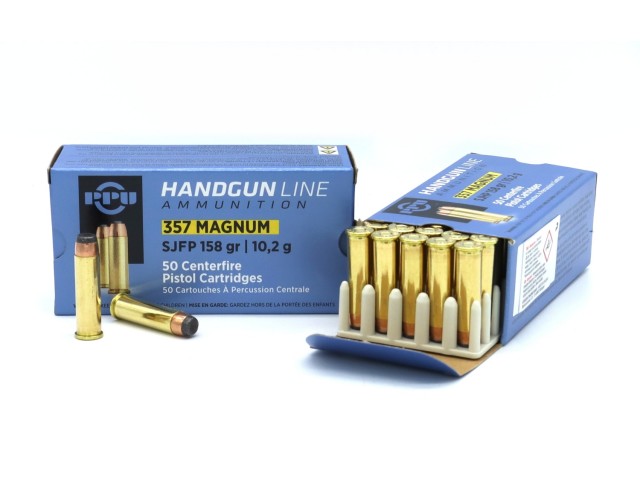 PPU 357 Magnum SJFP Cartridge - 10.2g