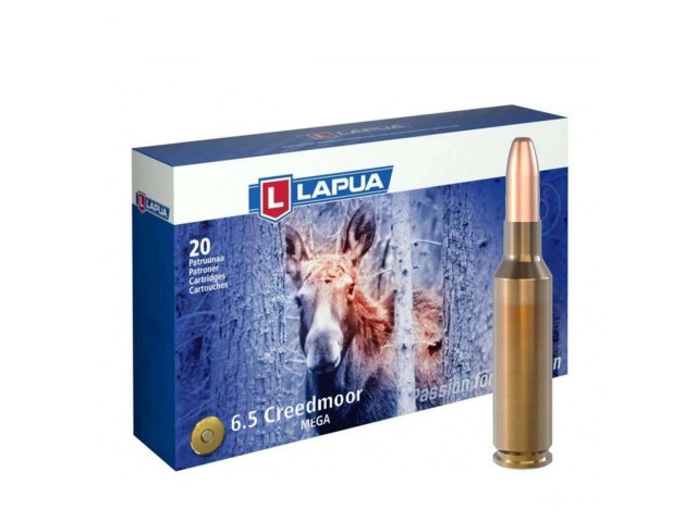 LAPUA 6.5 Creedmoor Cartridge - 10.1g/156gr