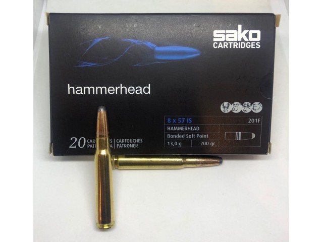 Cartuccia SAKO Hammerhead 8x57 IS - 13,0g/200gr