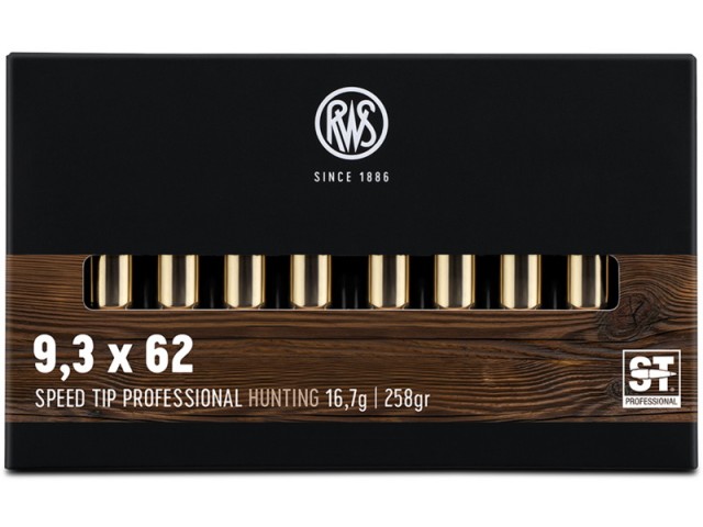 RWS 9.3x62 Speed Tip Hunting Round - 16.7g/258gr