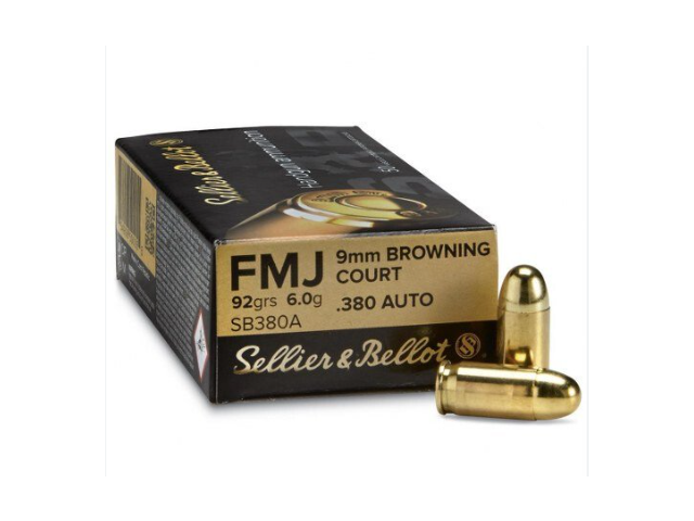 Metak S&B 9mm Browning Court FMJ - kratki