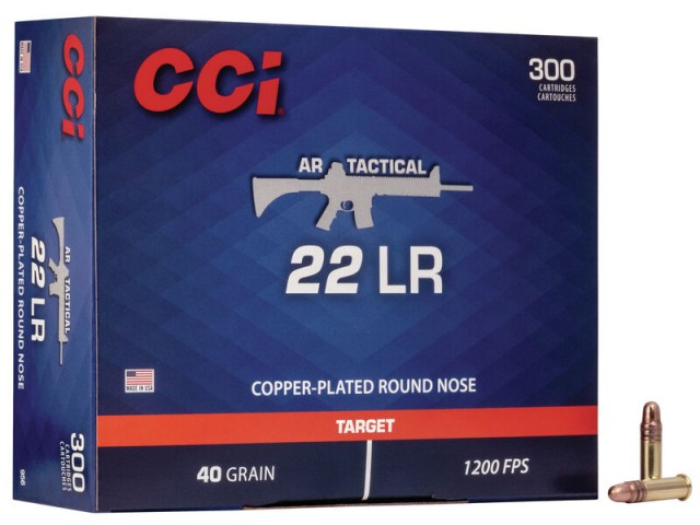 Cartuccia CCI Tactical AR 22 l.r. - 2,59g/40gr