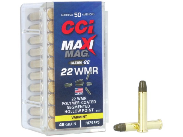 NABOJ CCI .22 WMR - mag HP SEGMENTED 46 gr.