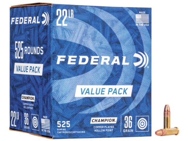 Federal Champion Value Pack Ammunition - 525 pcs