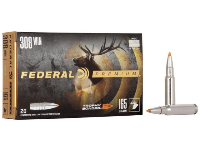 Naboj FEDERAL 308 WIN Trophy Bonded - 10,7g/165gr